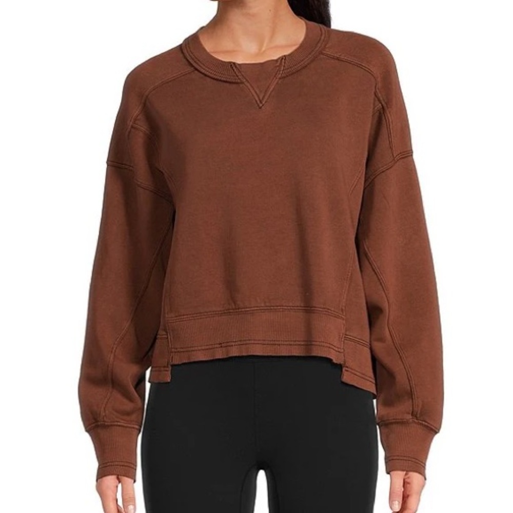 Free people movement intercept pullover
